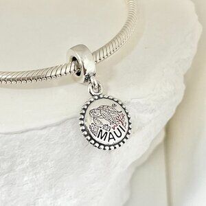 Pandora Hawaii Maui Turtle Beach Dangle S925 Silver Charm